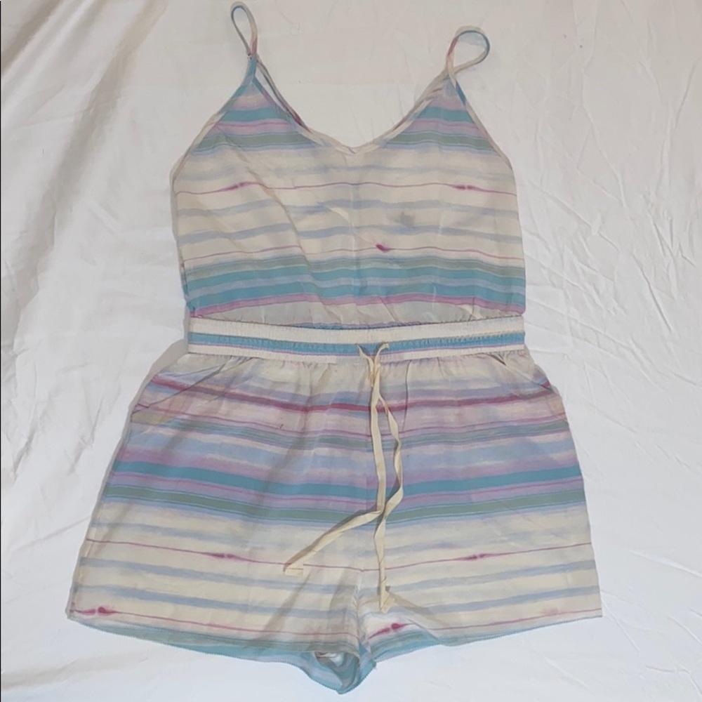 Aritzia silk romper